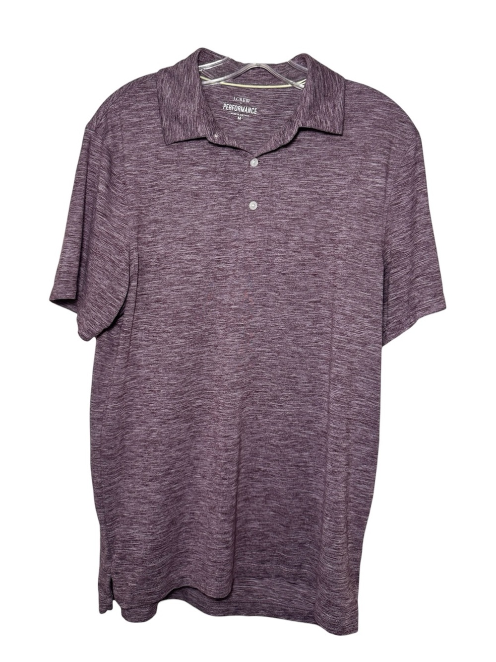 J.Crew Mens Performance Stretch Polo Shirt, Medium | Slim Fit Golf, Activewear